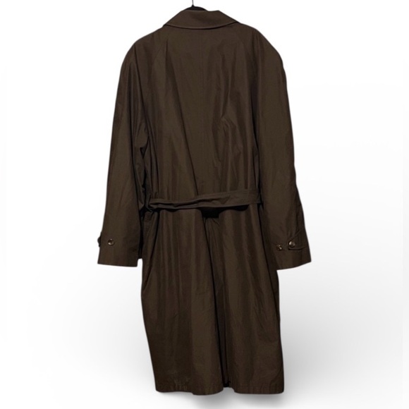 Joseph A Banks mens trenchcoat olive green removeable liner raincoat classic. - Picture 3 of 8